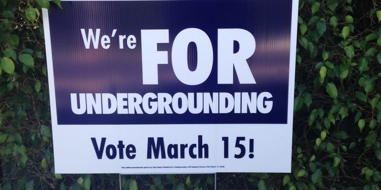 Palm Beach Town Council Finalized Contracts for Underground Utilities