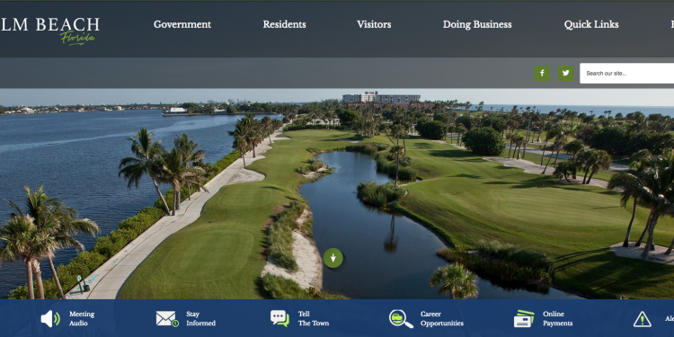 New Town of Palm Beach Website